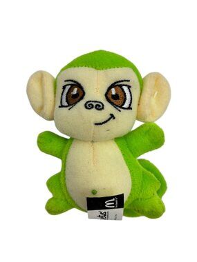 2005 McDonalds Neopets Green Mynci Monkey Plush Happy Meal Toy Fast Food